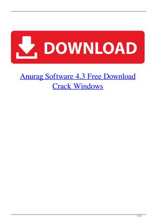 anurag 4.4 software free download